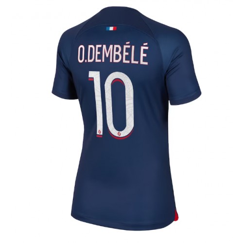 Maillot de foot Paris Saint-Germain Ousmane Dembele #10 Domicile Femmes 2023-24 Manches Courte